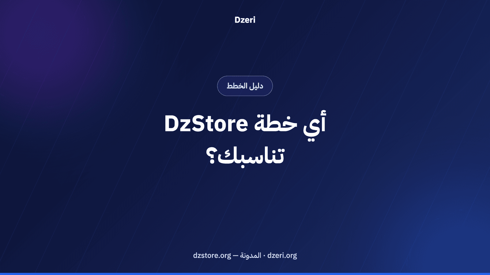 Which DzStore Plan Fits You? Free, PRO or Company